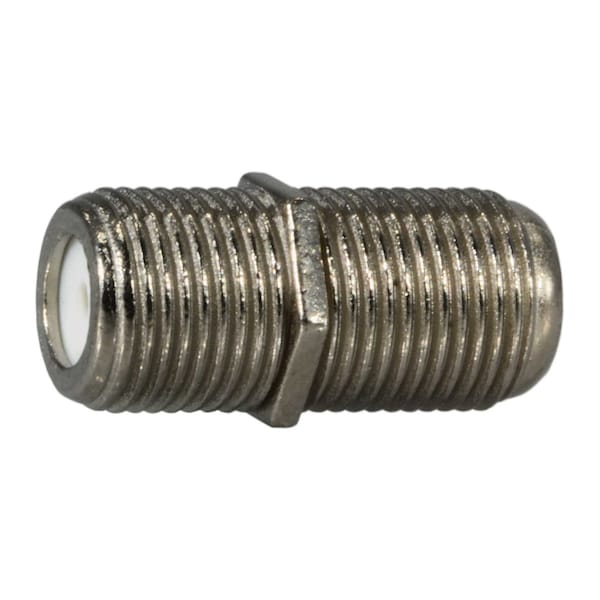 Acoplador coaxial de 3/8" con conectores tipo F, paquete de 5 unidades - 930922