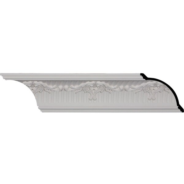 Ekena Millwork SAMPLE - 6 3/4"H x 5 1/2"P x 8 5/8"F x 12"L, (10 5/8" Repeat), Nevio Crown Moulding - SAMPLE-MLD06X05X08NE