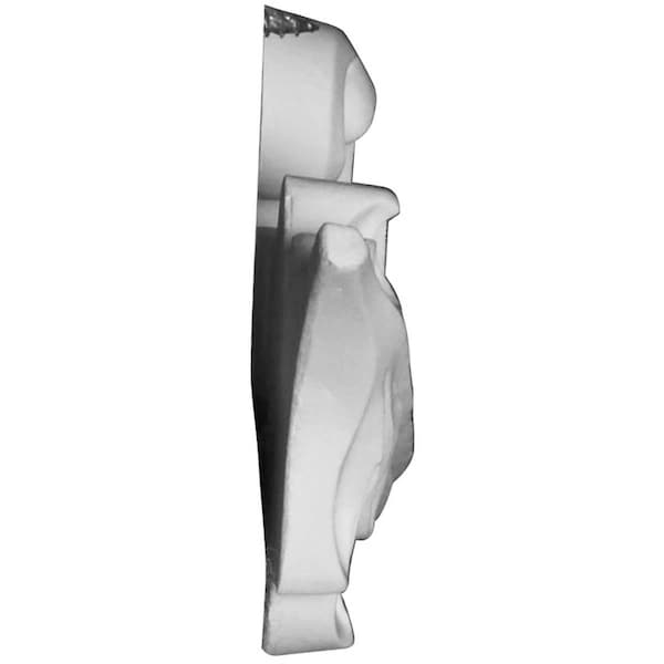 Ekena Millwork 3 5/8"W x 9 1/2"H x 7/8"P Robin Scroll Onlay, Right - ONL04X10X01RB-R