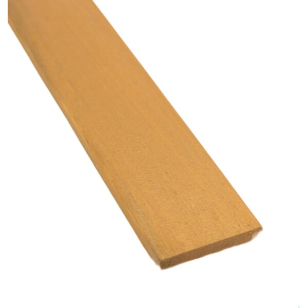 Timberchic Wood, Tan, 48 in L, 1.25 in W, Stained - 427