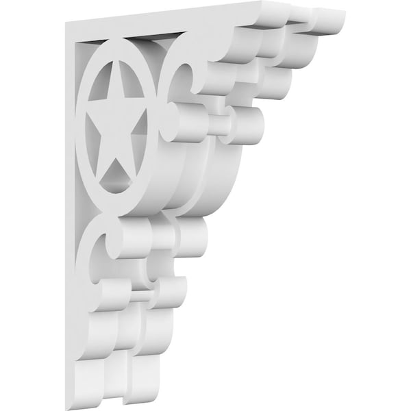 Ekena Millwork Austin Architectural Grade PVC Corbel, 1 7/8"W X 4"D X 6"H - CORP01X04X06AU