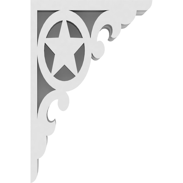 Ekena Millwork Austin Architectural Grade PVC Corbel, 1 7/8"W X 4"D X 6"H - CORP01X04X06AU