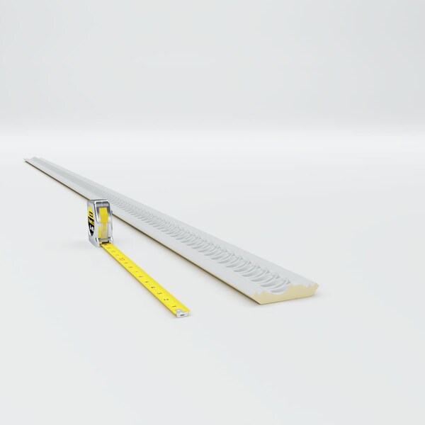 Ekena Millwork Polyurethane, 94-1/2 in L, 2-3/4 in H, Factory Primed - MLD02X02X03BA