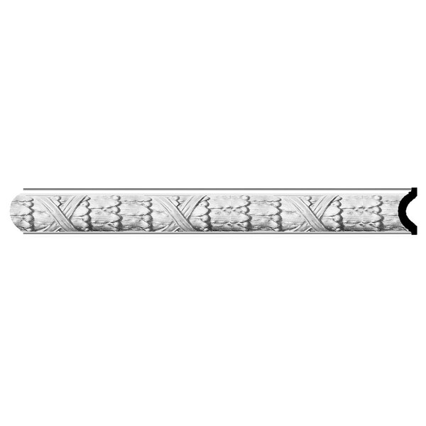 Ekena Millwork SAMPLE - 3"H x 1 1/8"P x 12"L Dublin Leaves Panel Moulding - SAMPLE-MLD03X01DU
