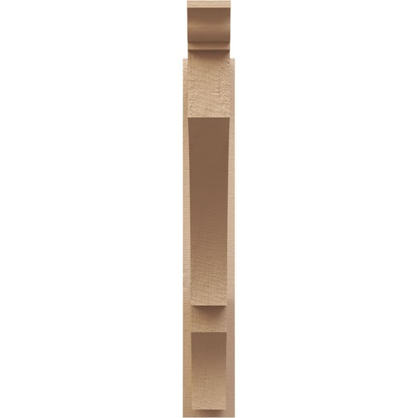 Ekena Millwork 5 1/2-in W x 32-in D x 38-in H Balboa Trad Rough Cedar Woodgrain TimberThane Outlooker, Primed Tan - OUTUR055X32X38BOA04RCPR