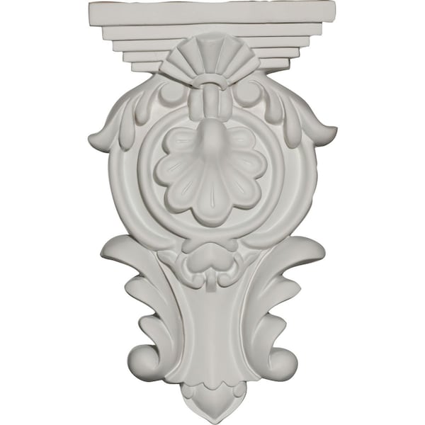 Ekena Millwork 5 1/2"W x 2 3/4"D x 9 3/8"H Royal Leaf Corbel - COR05X02X09MO