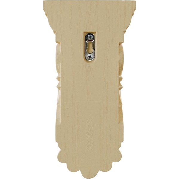 Ekena Millwork 5 1/8"W x 2 3/4"D x 9 3/4"H Thin Flowing Acanthus Corbel, Maple - COR05X02X09ACMA
