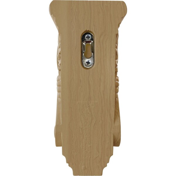 Ekena Millwork 3 1/2"W x 4 3/8"D x 7 7/8"H Small Grape Bunches Corbel, Cherry - COR03X04X07GRCH