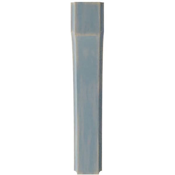 Ekena Millwork 1 3/4"W x 8"D x 10"H Clarksville Wood Vintage Decor Bracket, Driftwood Blue - BKTWD02X08X10CVBU