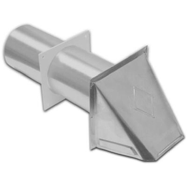 Lambro Industries Lambro 344S 4 in. Aluminium Dryer Vent Hood - 836547