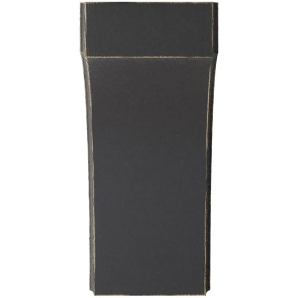 Ekena Millwork 5 1/4"W x 8"D x 12"H Clarksville Wood Vintage Decor Bracket, Black - BKTWD05X08X12CVBL