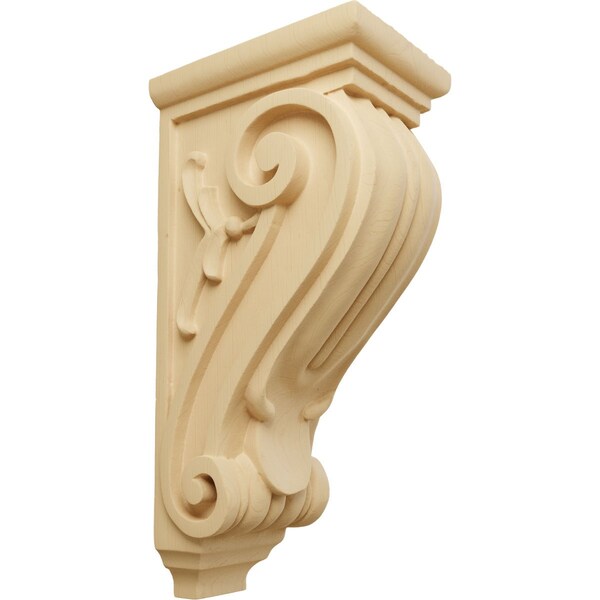 Ekena Millwork 5"W x 7"D x 14"H Large Classical Corbel, Alder - CORW05X07X14CLAL