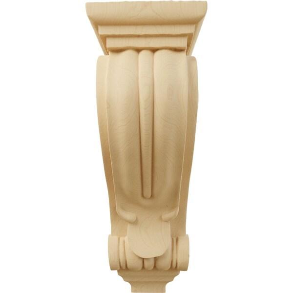 Ekena Millwork 5"W x 7"D x 14"H Large Classical Corbel, Alder - CORW05X07X14CLAL