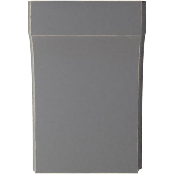 Ekena Millwork 5 1/4"W x 4"D x 8"H Clarksville Wood Vintage Decor Bracket, Pebble Grey - BKTWD05X04X08CVPG
