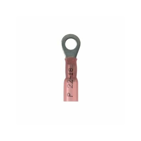 Terminal de anillo termocontraíble de 22-18 AWG para perno de 1/4" en paquete de 25 - PH18-14R-Q