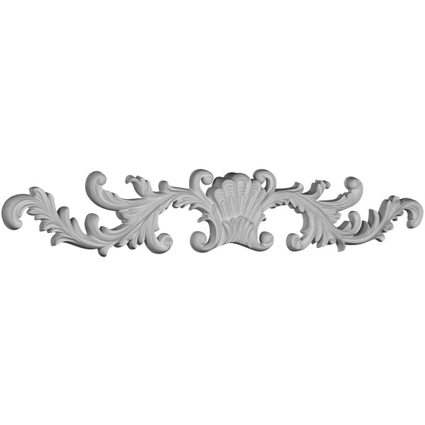 Ekena Millwork 34 1/8"W x 5 7/8"H x 1 5/8"P Pescara Onlay - ONL34X06X02PE
