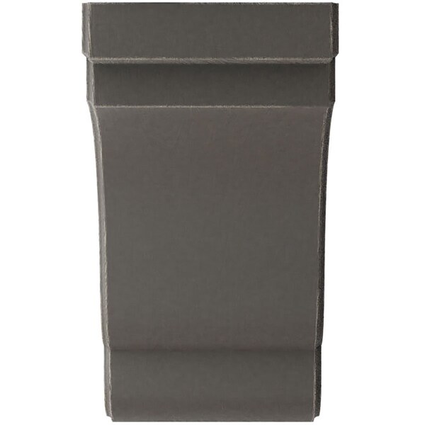Ekena Millwork 5 1/4"W x 7 1/4"D x 9 1/2"H Bedford Wood Vintage Decor Bracket, Reclaimed Grey - BKTWD05X07X10BEGY