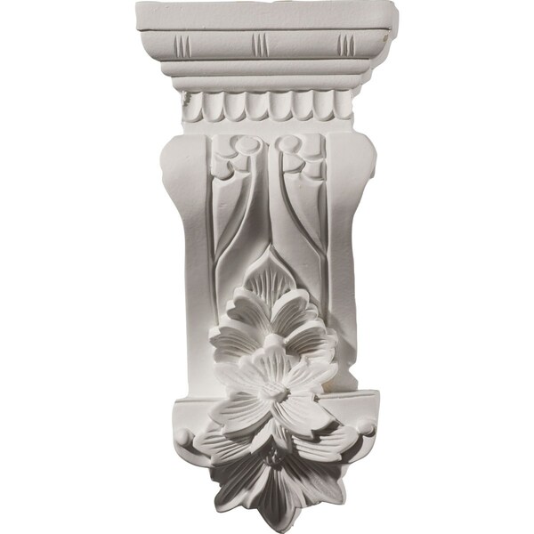 Ekena Millwork 4 3/4"W x 3 1/8"D x 9 3/4"H Salo Corbel - COR04X03X09SA