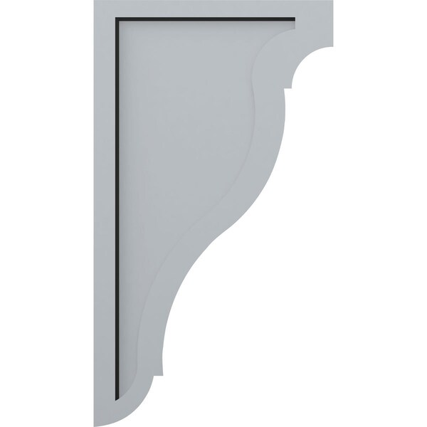 Ekena Millwork 6"W x 10 1/8"D x 18"H Cole Bracket - BKT06X18X10CO