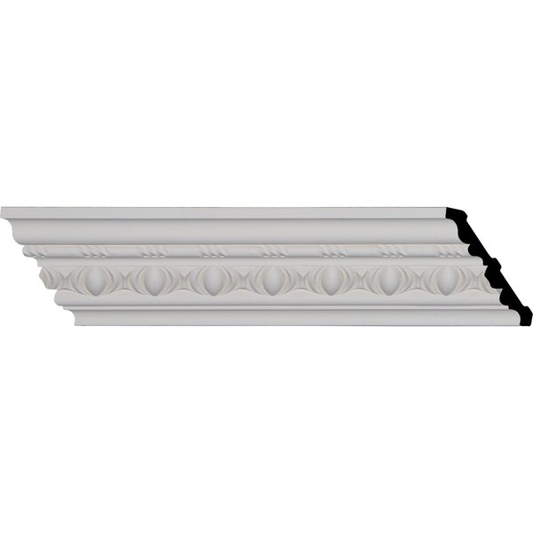 Ekena Millwork SAMPLE - 3 3/4"H x 3 7/8"P x 5 3/8"F x 12"L, (2 3/8" Repeat), Jackson Egg and Dart Crown Moulding - SAMPLE-MLD03X03X05JA