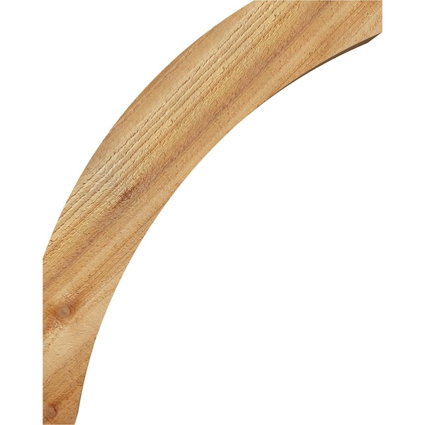 Ekena Millwork 6"W x 16"D x 20"H Thorton Rough Sawn Knee Brace, Western Red Cedar - BRC06X16X20THR00RWR