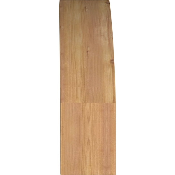 Ekena Millwork 6"W x 16"D x 20"H Thorton Rough Sawn Knee Brace, Western Red Cedar - BRC06X16X20THR00RWR