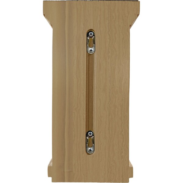 Ekena Millwork 7"W x 7 1/2"D x 13"H Fluted Mission Corbel, Cherry - COR07X07X13FLCH