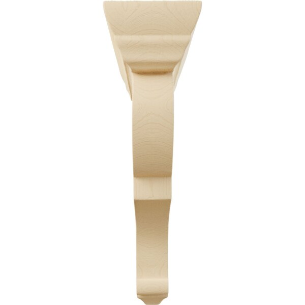 Ekena Millwork 2"W x 4 1/2"D x 8"H Small Rojas Wood Corbel, Maple - CORW02X04X08RJMA