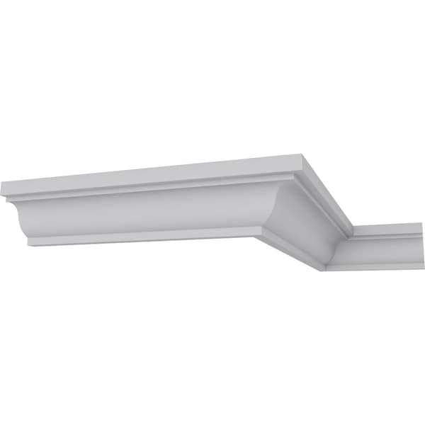 Ekena Millwork 1 1/4"H x 1 1/4"P x 1 3/4"F x 94 1/2"L Hillsborough Traditional Smooth Crown Moulding - MLD01X01X01HI