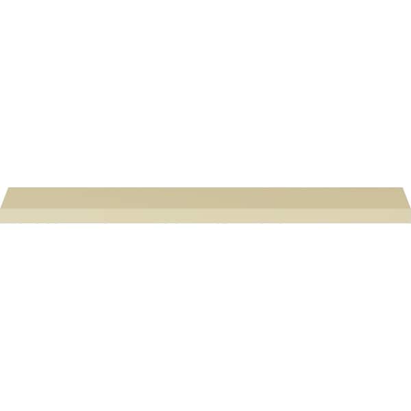 Ekena Millwork 1 1/4"H x 1 1/4"P x 1 3/4"F x 94 1/2"L Hillsborough Traditional Smooth Crown Moulding - MLD01X01X01HI