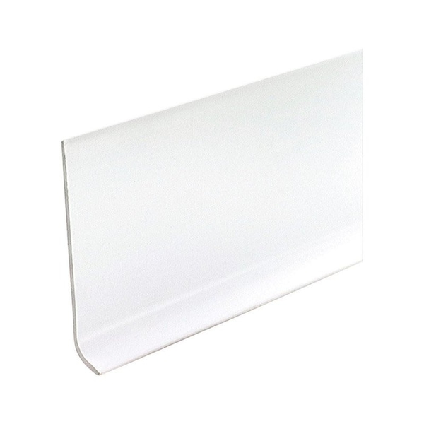 M-D Building Products M-D Building Products 2.5 in. H X 0.08 in. W X 48 in. L Prefinished Snow White Vinyl Wall Base - 75697