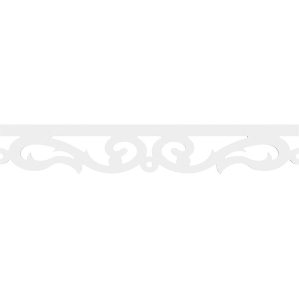 Ekena Millwork Corbin Architectural Grade PVC Running Trim, 8"H x 5/8"P x 48"L - RUNP08X0625X48CRB