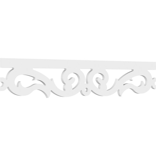 Ekena Millwork Corbin Architectural Grade PVC Running Trim, 8"H x 5/8"P x 48"L - RUNP08X0625X48CRB