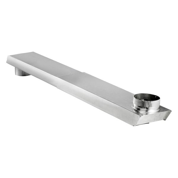 Lambro Tite Fit 90 deg Rectangular Aluminum Dryer Duct - 3006