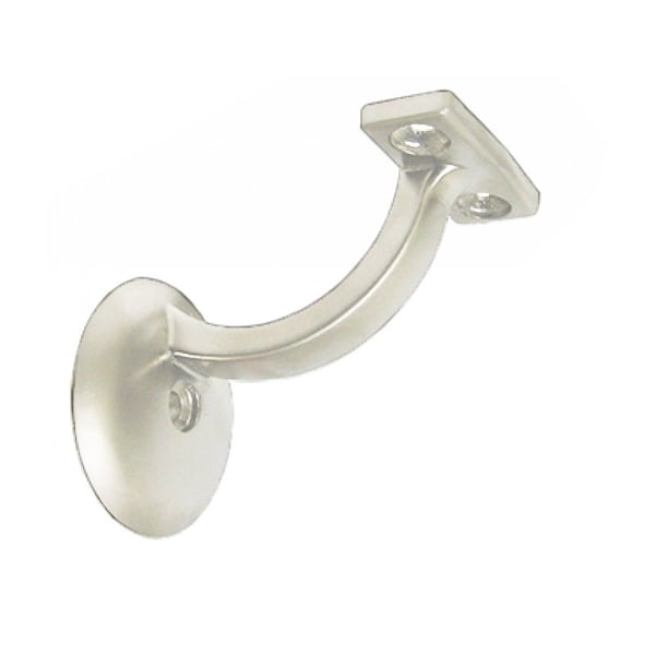 Cal-Royal Jumbo Heavy Duty Hand Rail Bracket, 2-7/8 Height, 2-1/8 Width, 2-7/8 Projection, US15 Satin - JUHB28-15