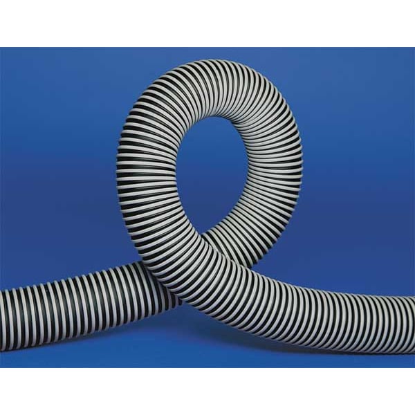 Hi-Tech Duravent Ducting Hose, 4 In. ID, 25 ft. L, Rubber - 2101-0400-1525