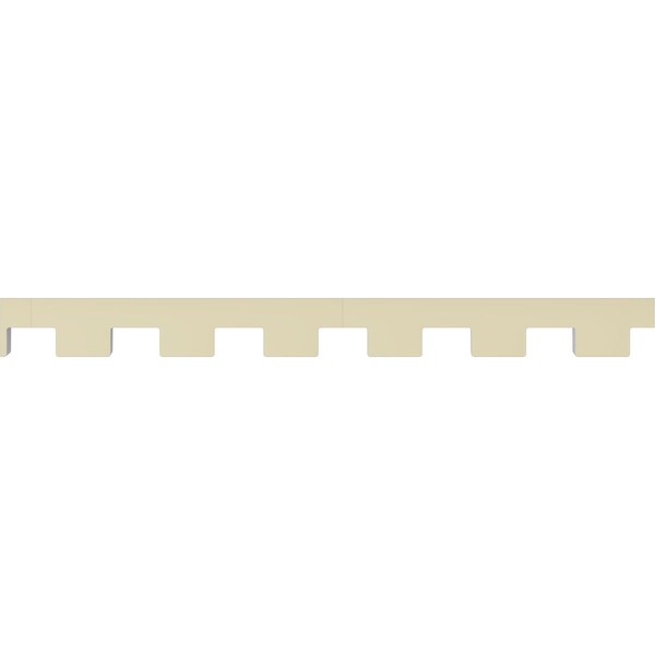 Ekena Millwork 1"H x 1/4"P x 96"L (1 7/8" Repeat) Dentil Block Moulding - MLD00X00DE