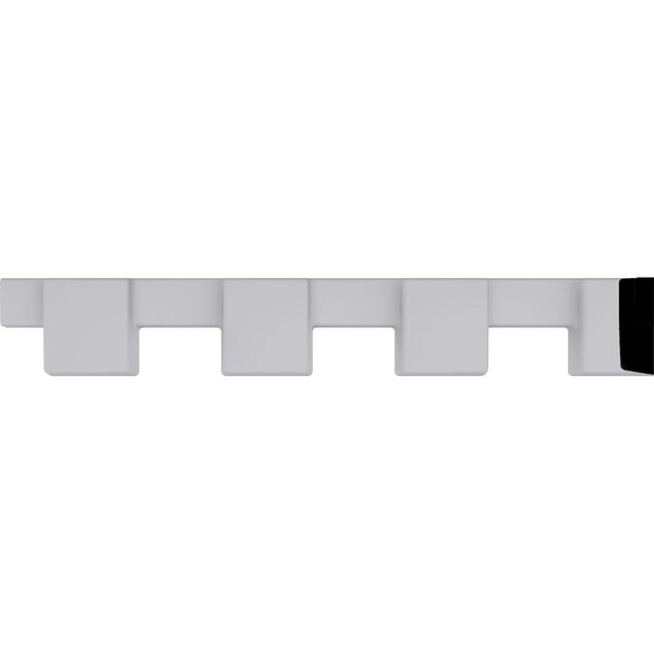 Ekena Millwork 1"H x 1/4"P x 96"L (1 7/8" Repeat) Dentil Block Moulding - MLD00X00DE