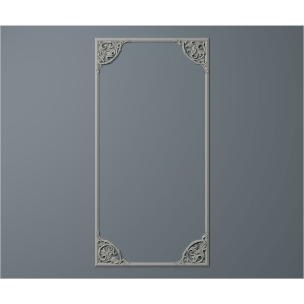 Ekena Millwork 31-in. W x 62-in. H Kepler Panel Moulding Kit Single Panel - PMLKKP31X62A