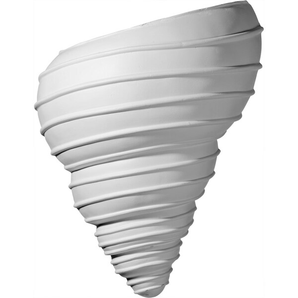 Ekena Millwork Wall Sconce, 12-1/2 in H, 10.13 in W, Factory Primed - SCO10X05X12SH