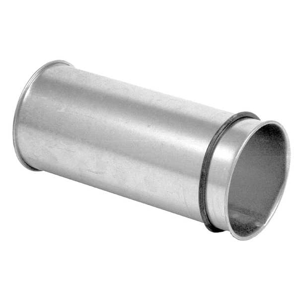 Nordfab Round Adjustable Nipple, 16 in Duct Dia, Galvanized Steel, 22 ga GA, 16" W, 10-5/8" L, 16" H - 8040207312