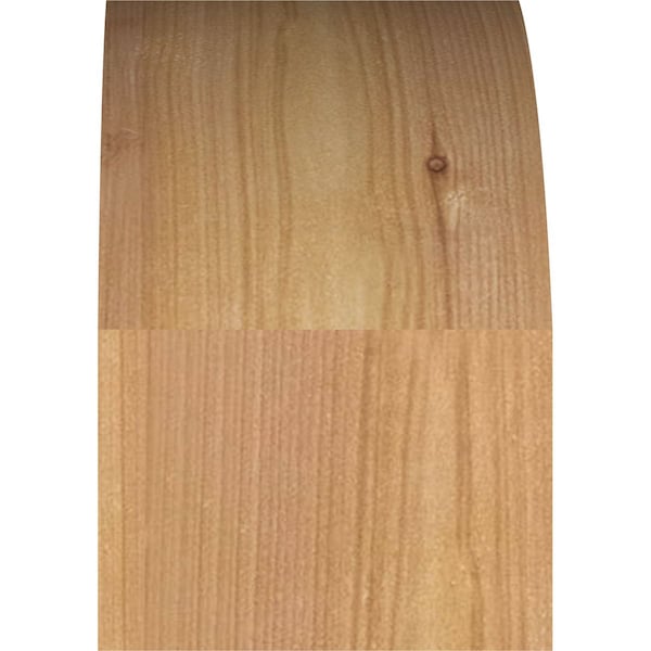 Ekena Millwork 4"W x 6"D x 6"H Thorton Rough Sawn Knee Brace, Western Red Cedar - BRC04X06X06THR00RWR
