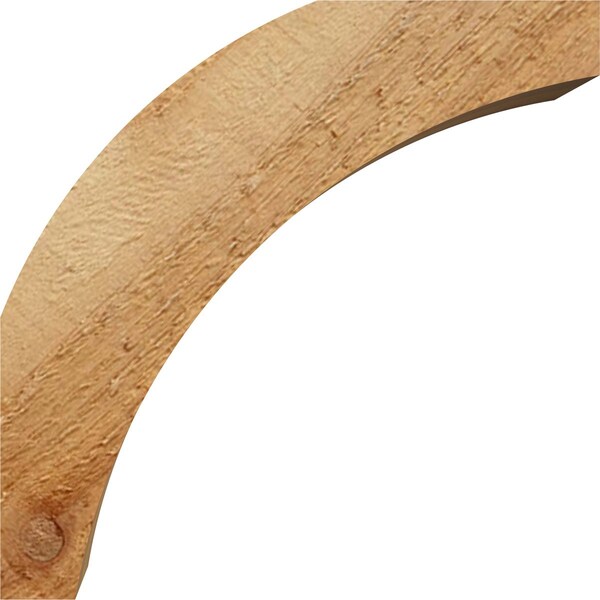 Ekena Millwork 4"W x 6"D x 6"H Thorton Rough Sawn Knee Brace, Western Red Cedar - BRC04X06X06THR00RWR