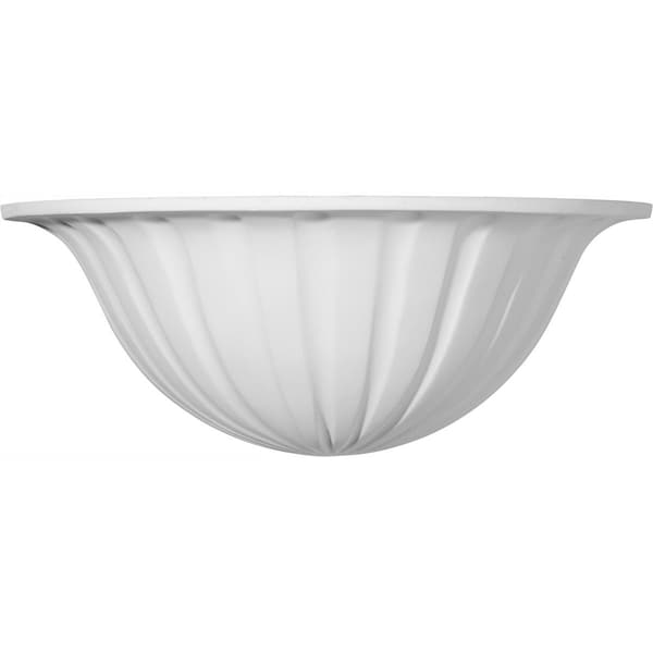 Ekena Millwork Wall Sconce, 4.88 in H, 12-3/4 in W, Factory Primed - SCO12X06X04TR