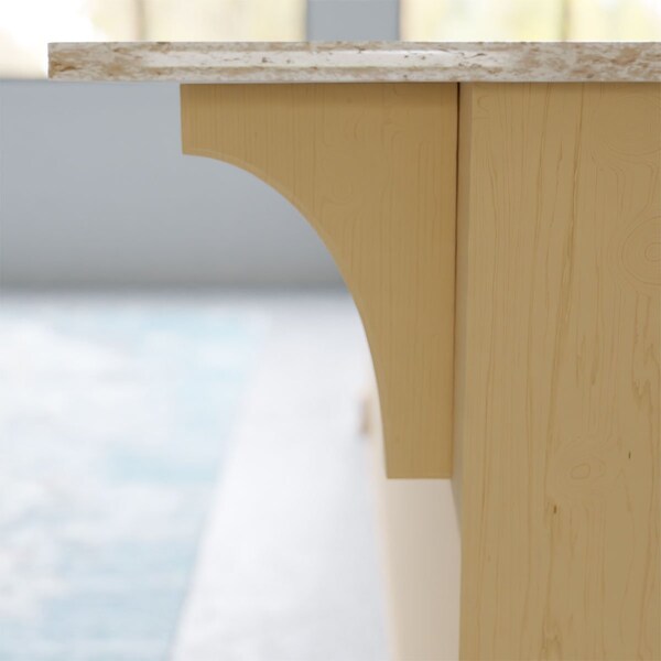 Ekena Millwork 1 3/4"W x 8"D x 12"H Clarksville Bracket, Alder - BKTW02X08X12CVAL