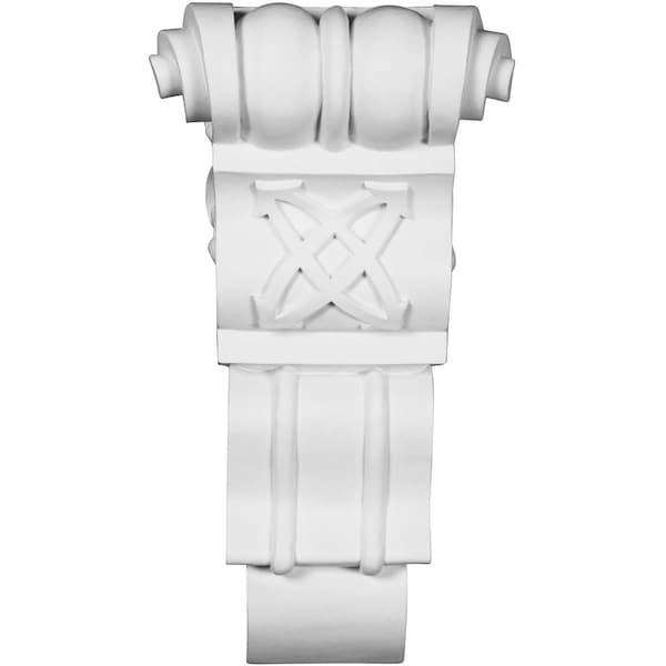 Ekena Millwork 8 3/4"W x 8 3/4"D x 16 3/8"H Colonial Corbel - COR09X09X16CO