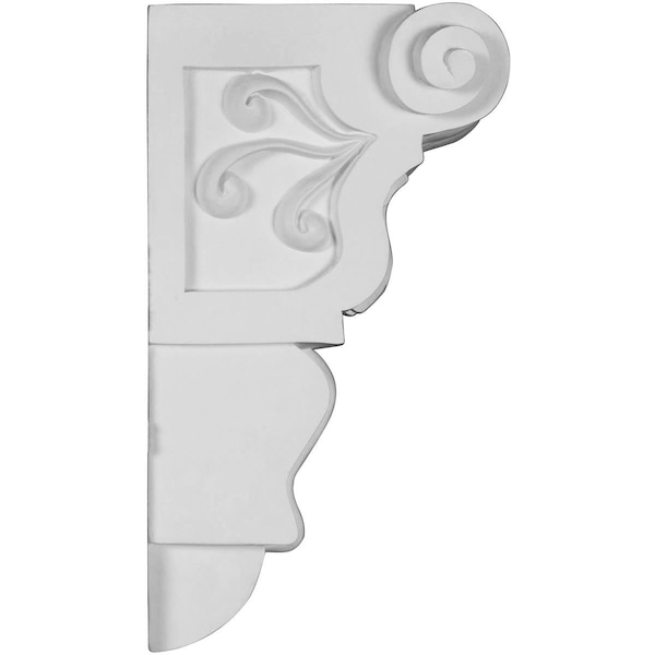 Ekena Millwork 8 3/4"W x 8 3/4"D x 16 3/8"H Colonial Corbel - COR09X09X16CO