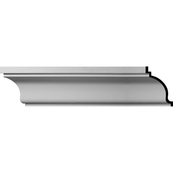 Ekena Millwork SAMPLE - 9"H x 11 3/4"P x 14 1/4"F x 12"L Claremont Smooth Crown Moulding - SAMPLE-MLD09X12X14CL