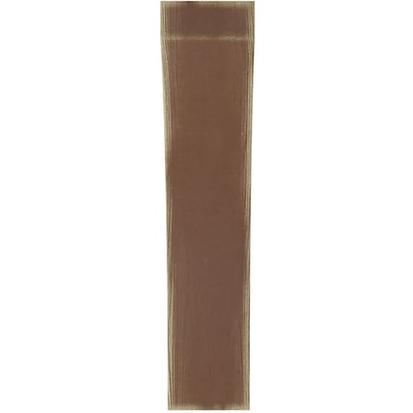 Ekena Millwork 3"W x 8 1/2"D x 14"H Jumbo Lawson Wood Vintage Decor Corbel, Weathered Brown - CORWD03X08X14LWBR