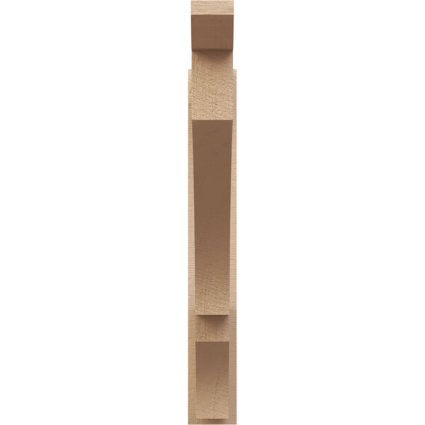Ekena Millwork 5 1/2-in W x 40-in D x 40-in H Balboa Slat Rough Cedar Woodgrain TimberThane Outlooker, Primed Tan - OUTUR055X40X40BOA24RCPR